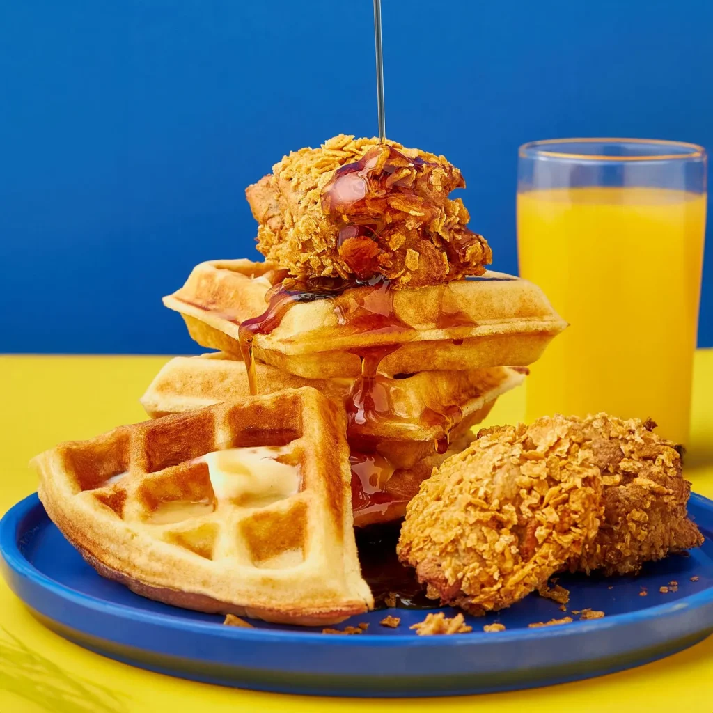 chicken and waffles